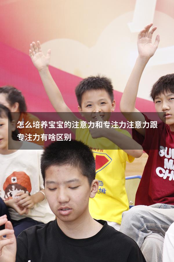 怎么培养宝宝的注意力和专注力（注意力跟专注力有啥区别）