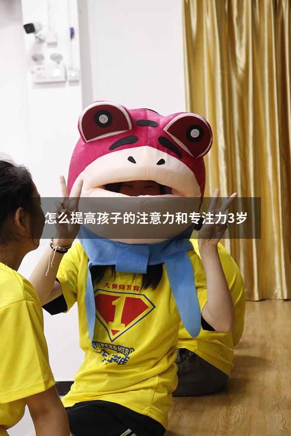 怎么提高孩子的注意力和专注力3岁