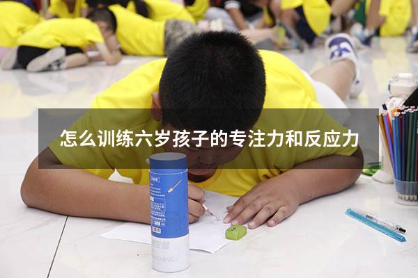怎么训练六岁孩子的专注力和反应力