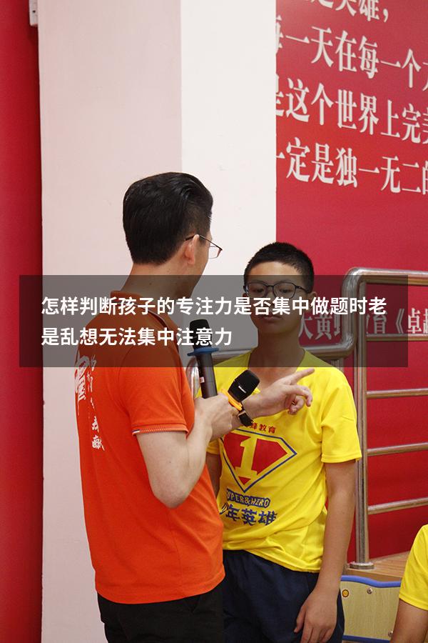 怎样判断孩子的专注力是否集中（做题时老是乱想无法集中注意力）