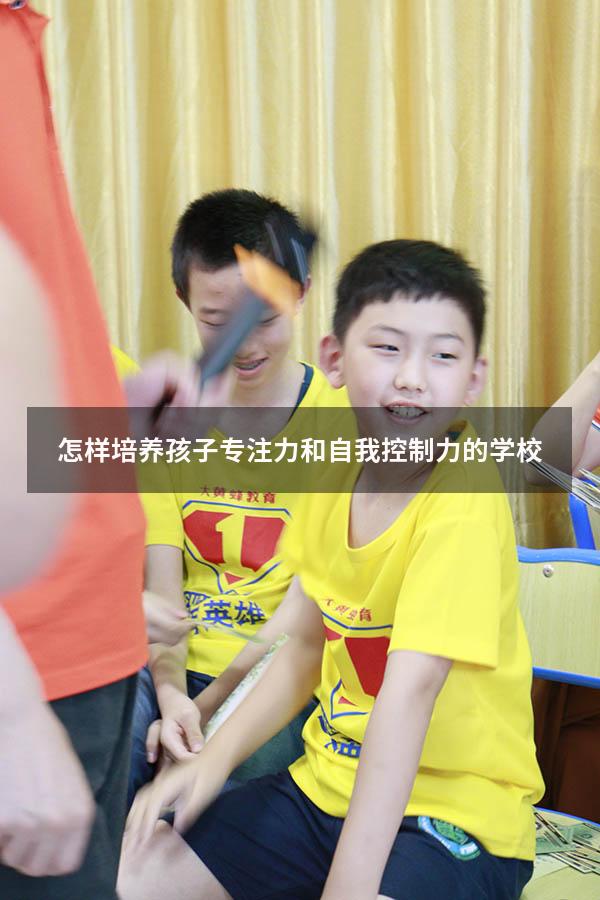 怎样培养孩子专注力和自我控制力的学校