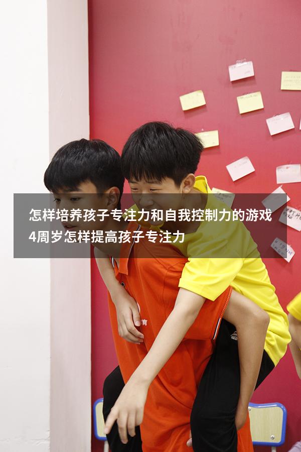 怎样培养孩子专注力和自我控制力的游戏4周岁（怎样提高孩子专注力）