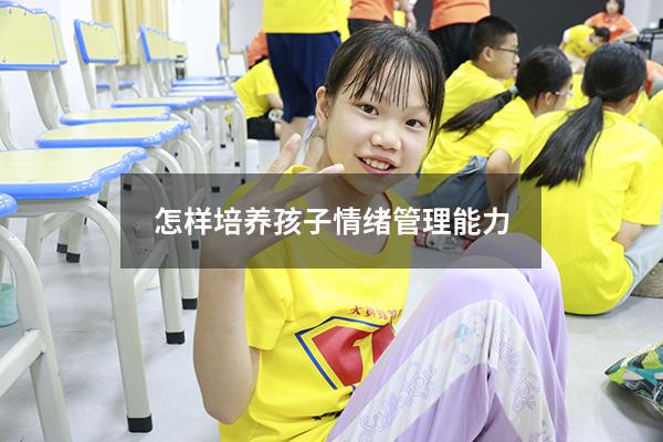 怎样培养孩子情绪管理能力