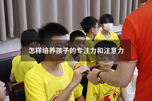 怎样培养孩子的专注力和注意力