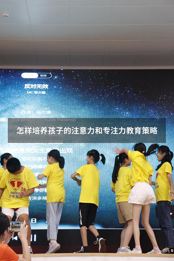 怎样培养孩子的注意力和专注力教育策略