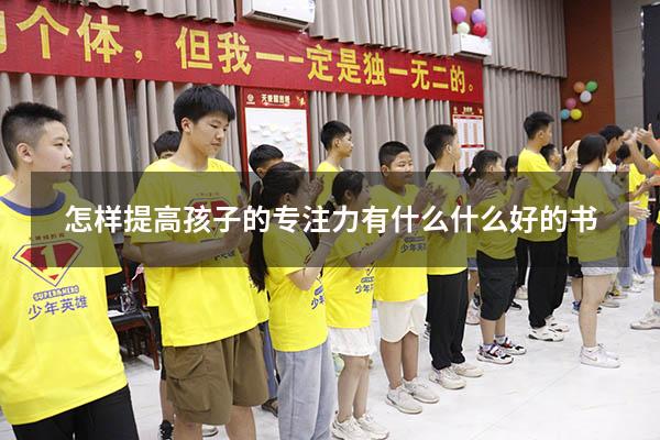 怎样提高孩子的专注力有什么什么好的书