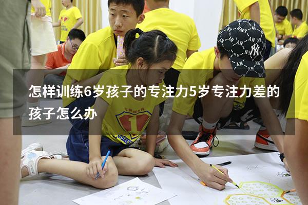 怎样训练6岁孩子的专注力（5岁专注力差的孩子怎么办）
