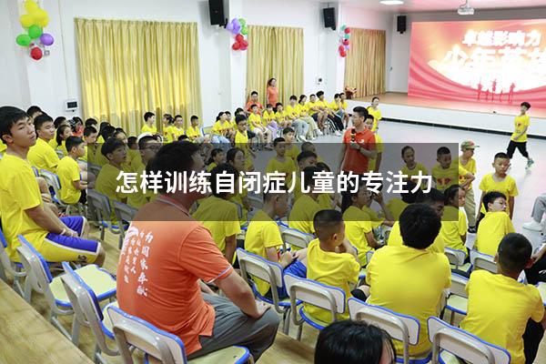 怎样训练自闭症儿童的专注力