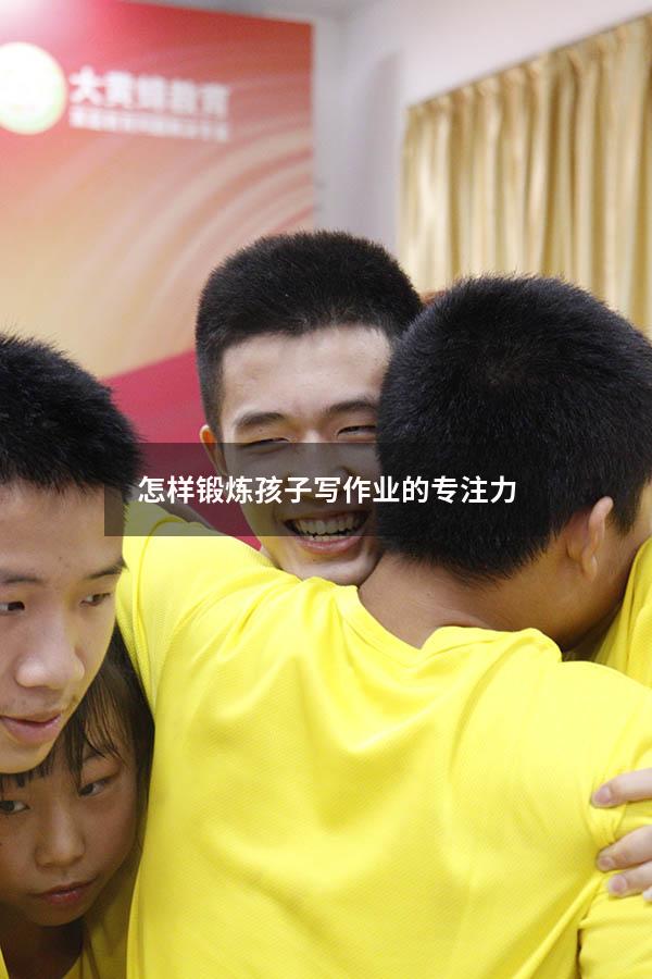 怎样锻炼孩子写作业的专注力