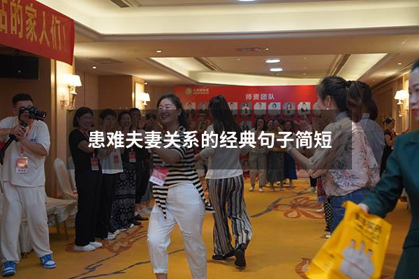 患难夫妻关系的经典句子简短