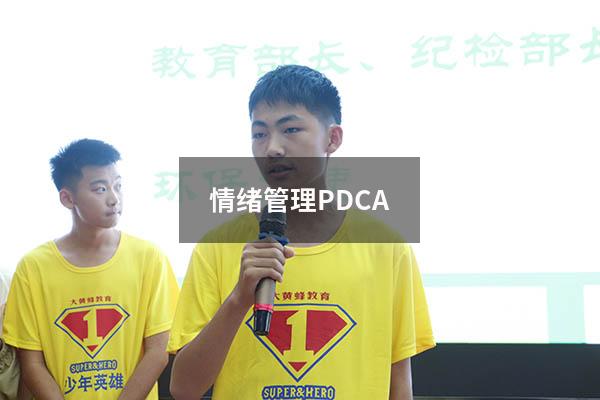 情绪管理PDCA