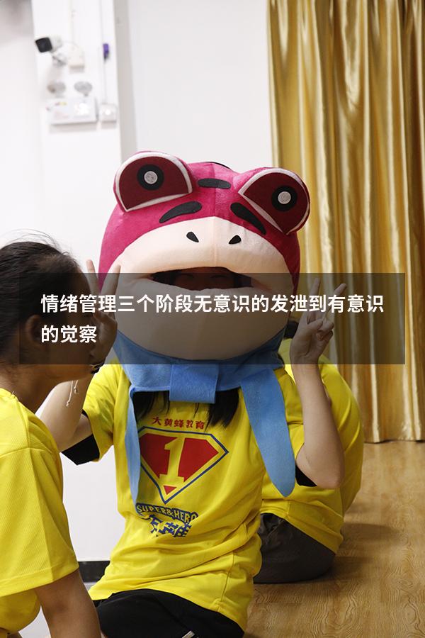情绪管理三个阶段无意识的发泄到有意识的觉察