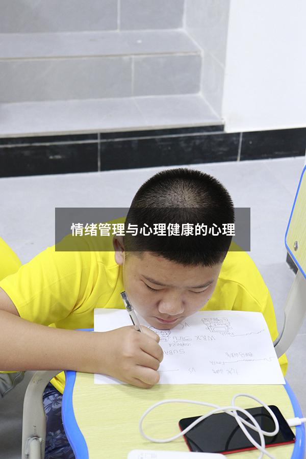 情绪管理与心理健康的心理