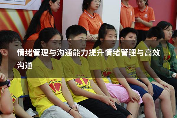 情绪管理与沟通能力提升（情绪管理与高效沟通）
