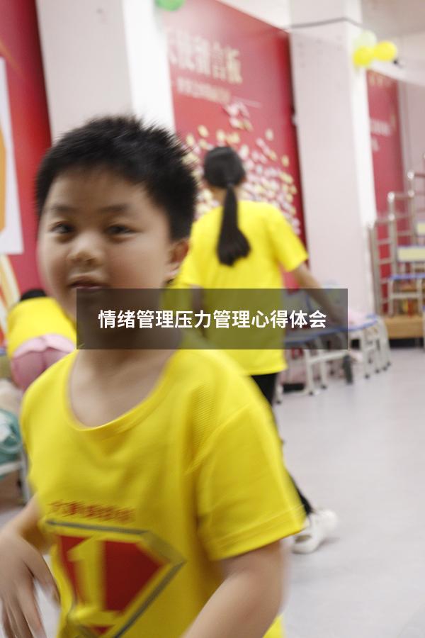 情绪管理压力管理心得体会