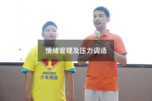 情绪管理及压力调适