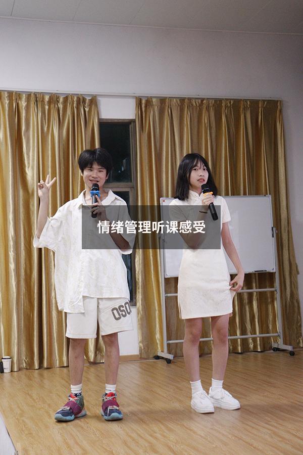 情绪管理听课感受