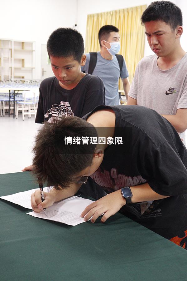 情绪管理四象限