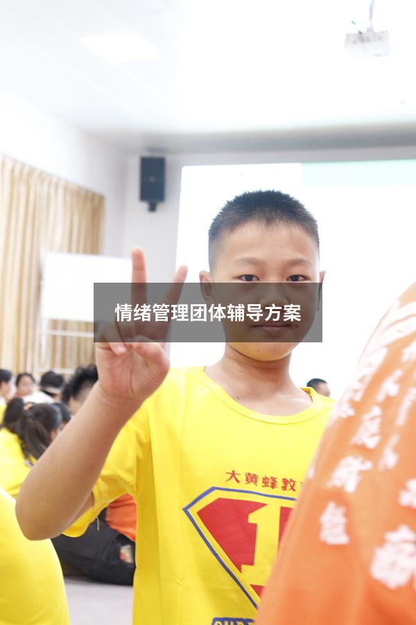 情绪管理团体辅导方案