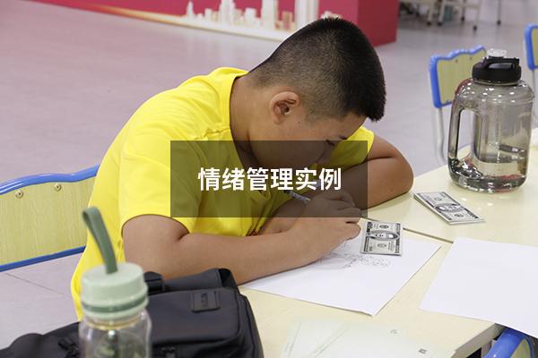 情绪管理实例