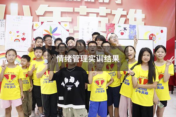 情绪管理实训结果