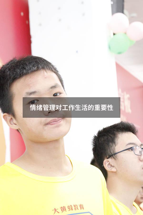 情绪管理对工作生活的重要性