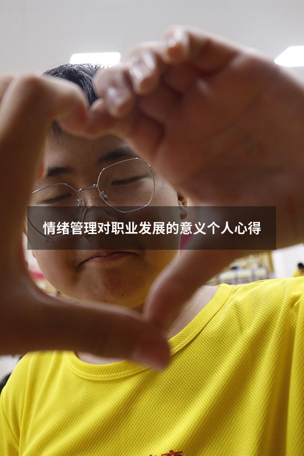 情绪管理对职业发展的意义个人心得