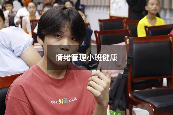 情绪管理小班健康