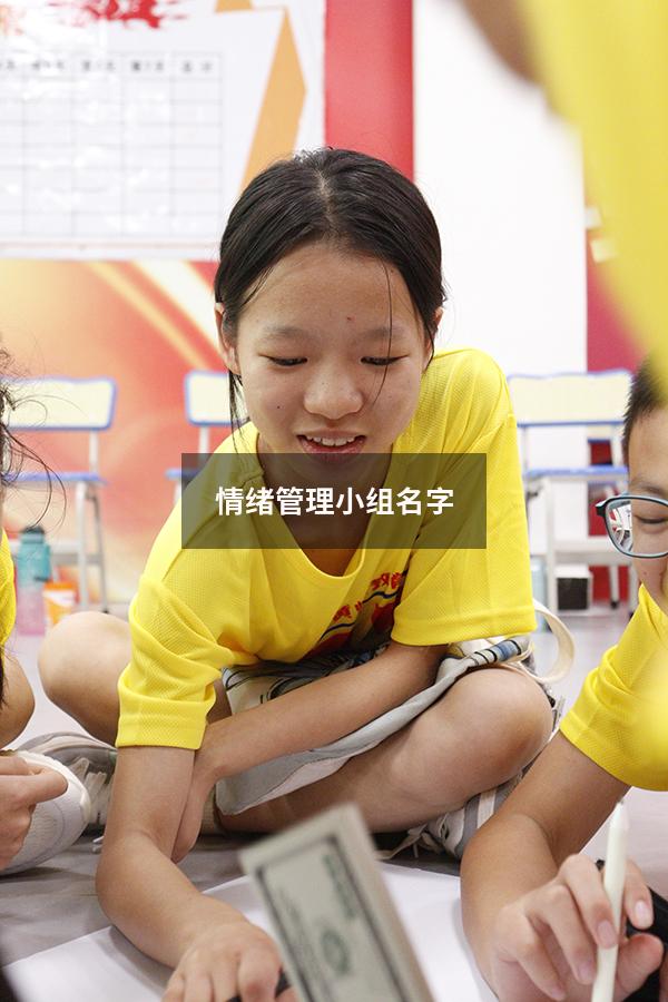 情绪管理小组名字
