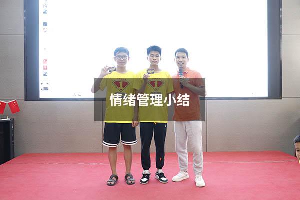 情绪管理小结