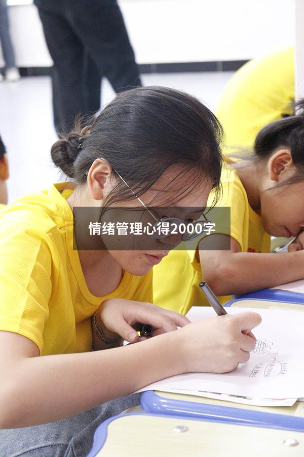 情绪管理心得2000字