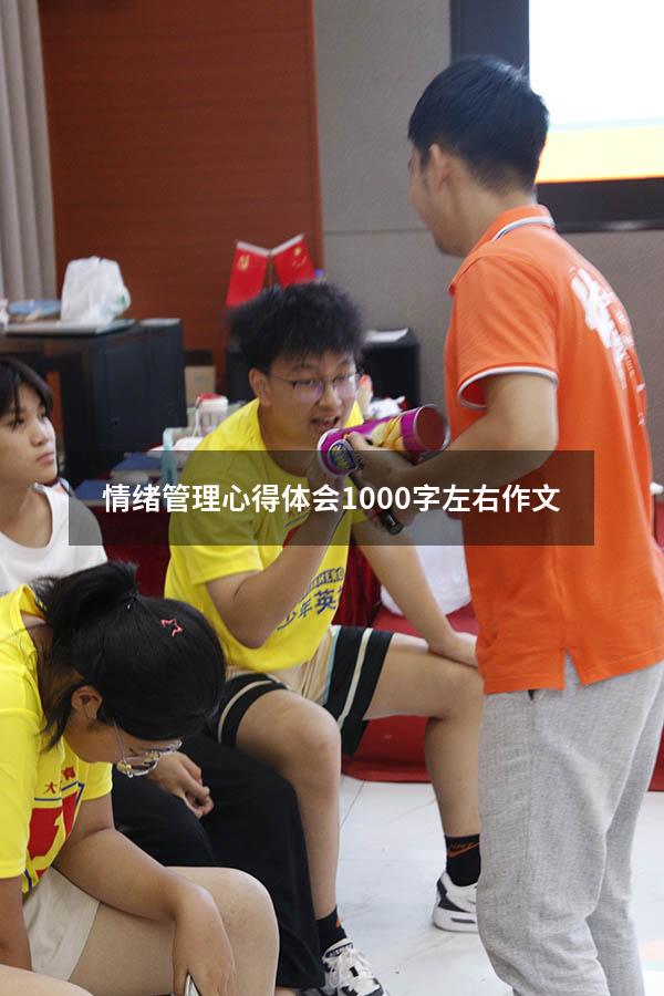 情绪管理心得体会1000字左右作文