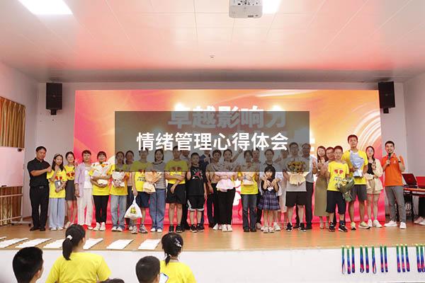 情绪管理心得体会500