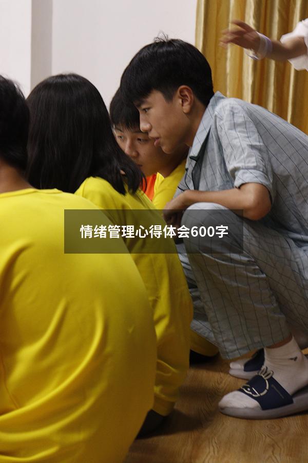 情绪管理心得体会600字