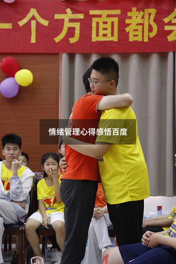 情绪管理心得感悟百度