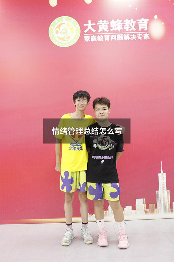 情绪管理总结怎么写