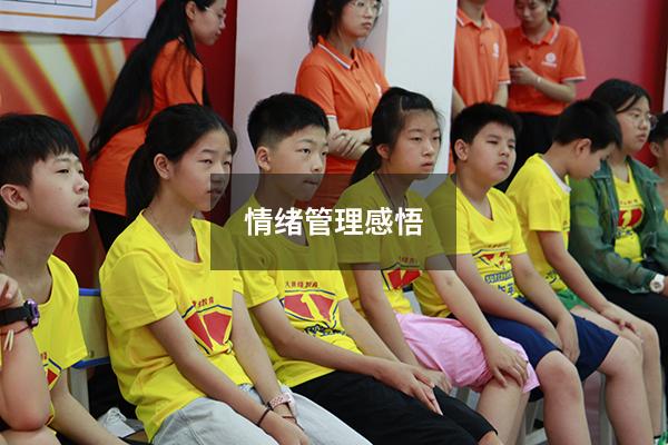情绪管理感悟