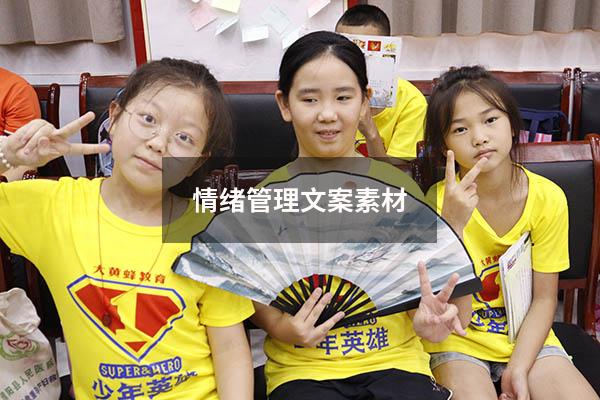 情绪管理文案素材