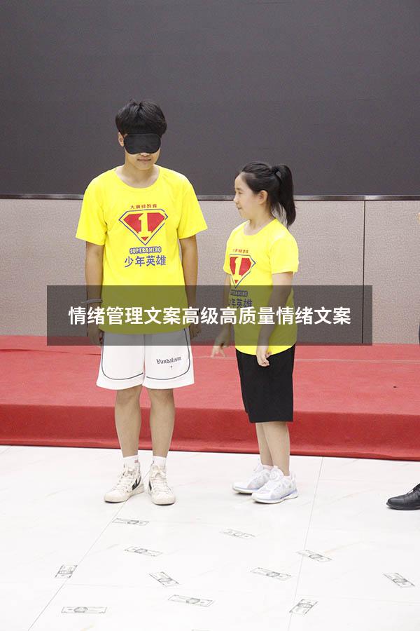 情绪管理文案高级（高质量情绪文案）