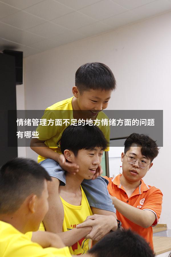 情绪管理方面不足的地方（情绪方面的问题有哪些）