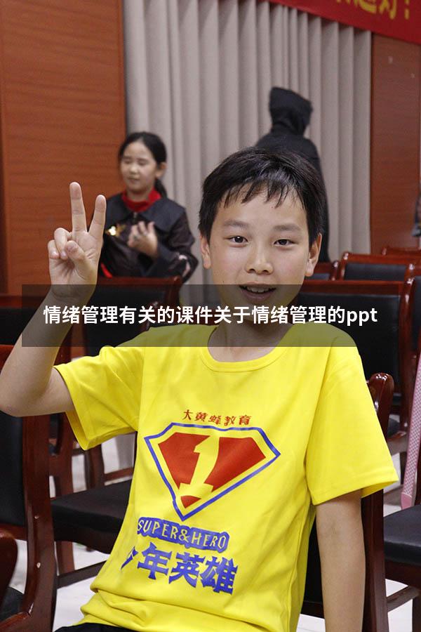 情绪管理有关的课件（关于情绪管理的ppt）