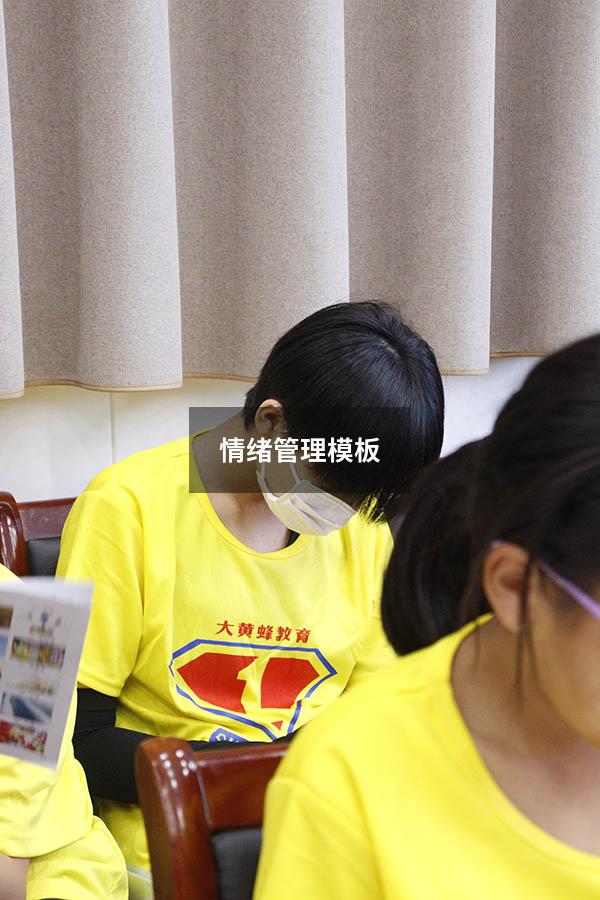 情绪管理模板