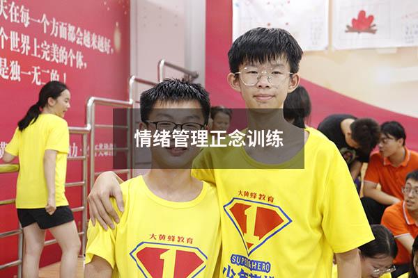 情绪管理正念训练