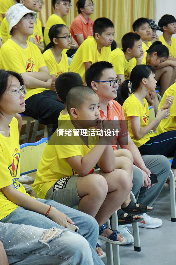 情绪管理活动设计