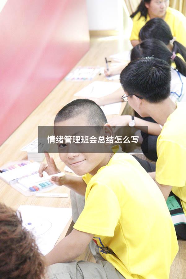 情绪管理班会总结怎么写