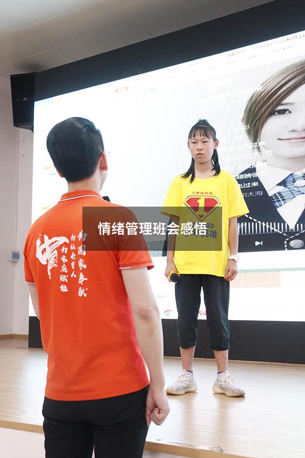 情绪管理班会感悟