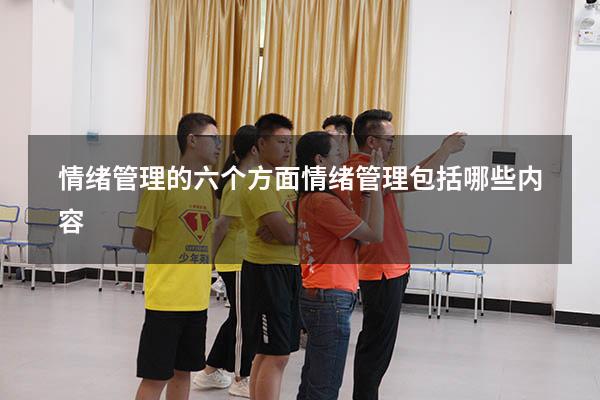 情绪管理的六个方面（情绪管理包括哪些内容）
