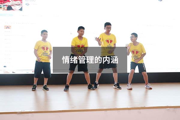 情绪管理的内涵