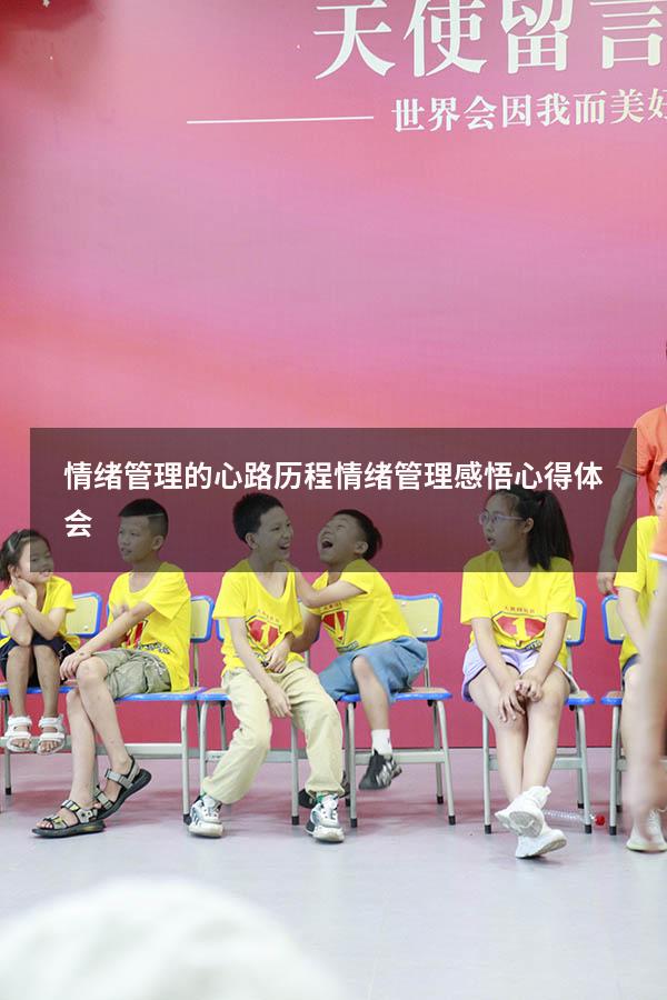 情绪管理的心路历程（情绪管理感悟心得体会）