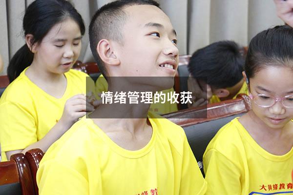 情绪管理的收获